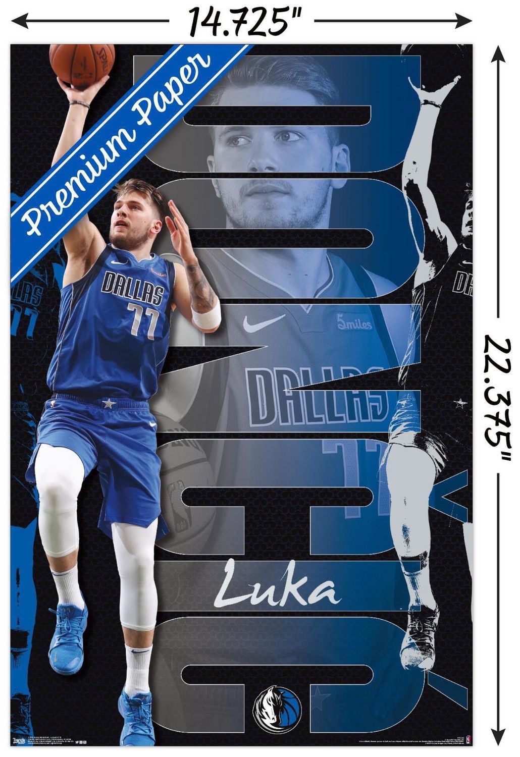 NBA Dallas Mavericks - Luka Doncic 19 Wall Poster