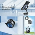 thumbnail image 3 of TONEOF Soporte Magnético para Teléfono Celular, Mini Soporte de Coche con Vacío Adsorción Y Anillo Magnético para Todos Teléfono, 3 of 10