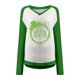 thumbnail image 4 of Blusa informal de manga larga con estampado de día de San Patricio para mujer con cuello en V para mujer Pompotops  FGAJ13066, 4 of 4