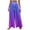 Purple, variant on hotojiny Womens Wide Leg Pants High Waisted Casual Palazzo Pants Gradient Loose Beach Trousers with Drawstring