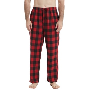 Onimisc Men's Flannel Plaid Pajama Pants