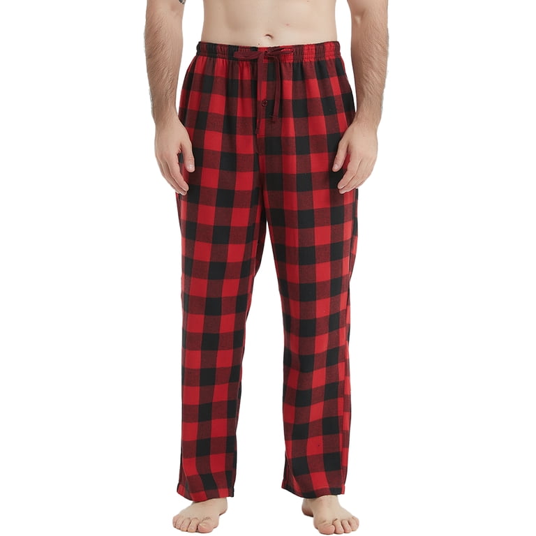 Onimisc Men's Flannel Plaid Pajama Pants photo 1
