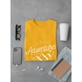 thumbnail image 3 of Adventure Mountains Graphic Men Gold T-Shirt, Male XX-Large, 3 of 4
