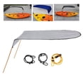 thumbnail image 4 of Kayak Boat Accesorios de Kayak Toldo de con bolsa de almacenamiento individual Gris Zulema Refugio solar para kayak, 4 of 8