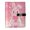 PinkHeartRabbit, variant on DIY Pinkbutterflyfield Printed Microfiber Leather Notebook 9.2x6.7" Refillable Binder Journal with Pen Loop&Pockets 100 Sheets