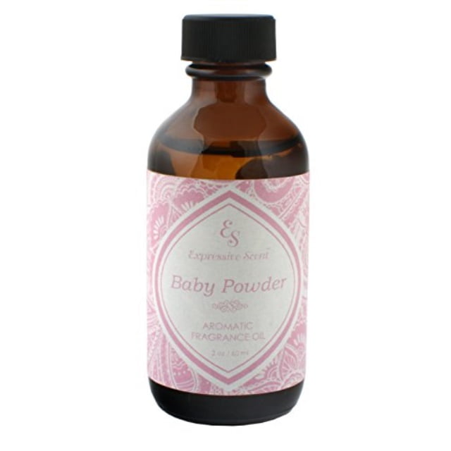 expressive scent scented home fragrance essential oil, baby powder 2 oz