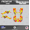 Yellow, variant on Kalair GFX Graphics Kit for Honda ATV TRX 400EX (1999-2004) Predator Series