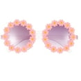 thumbnail image 1 of 1Pack Pink Flower Style Pc Sunglasses for Toddlers Uv Protection, 1 of 8