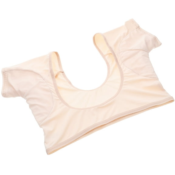 Mobestech 1Pc Underarm Sweat Vest Light Yellow Durable Comfortable for Sports Wear