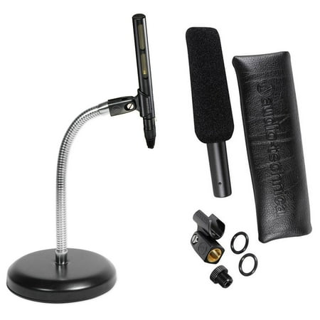 - Audio Technica AT875R Short Shotgun Condenser Microphone w/ Line+Mic Stand