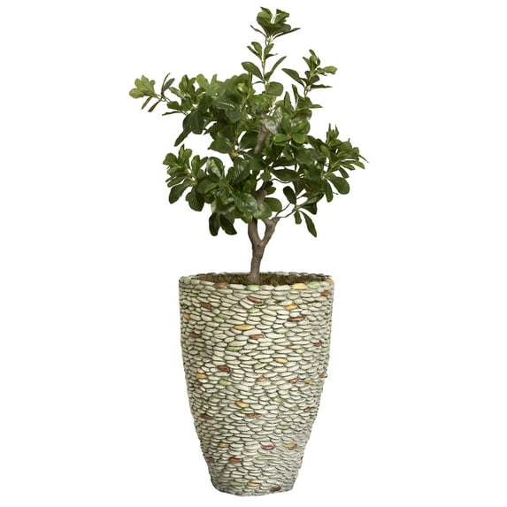 Artificial Tung Tree 45" Fake Plant Real Touch with Planter