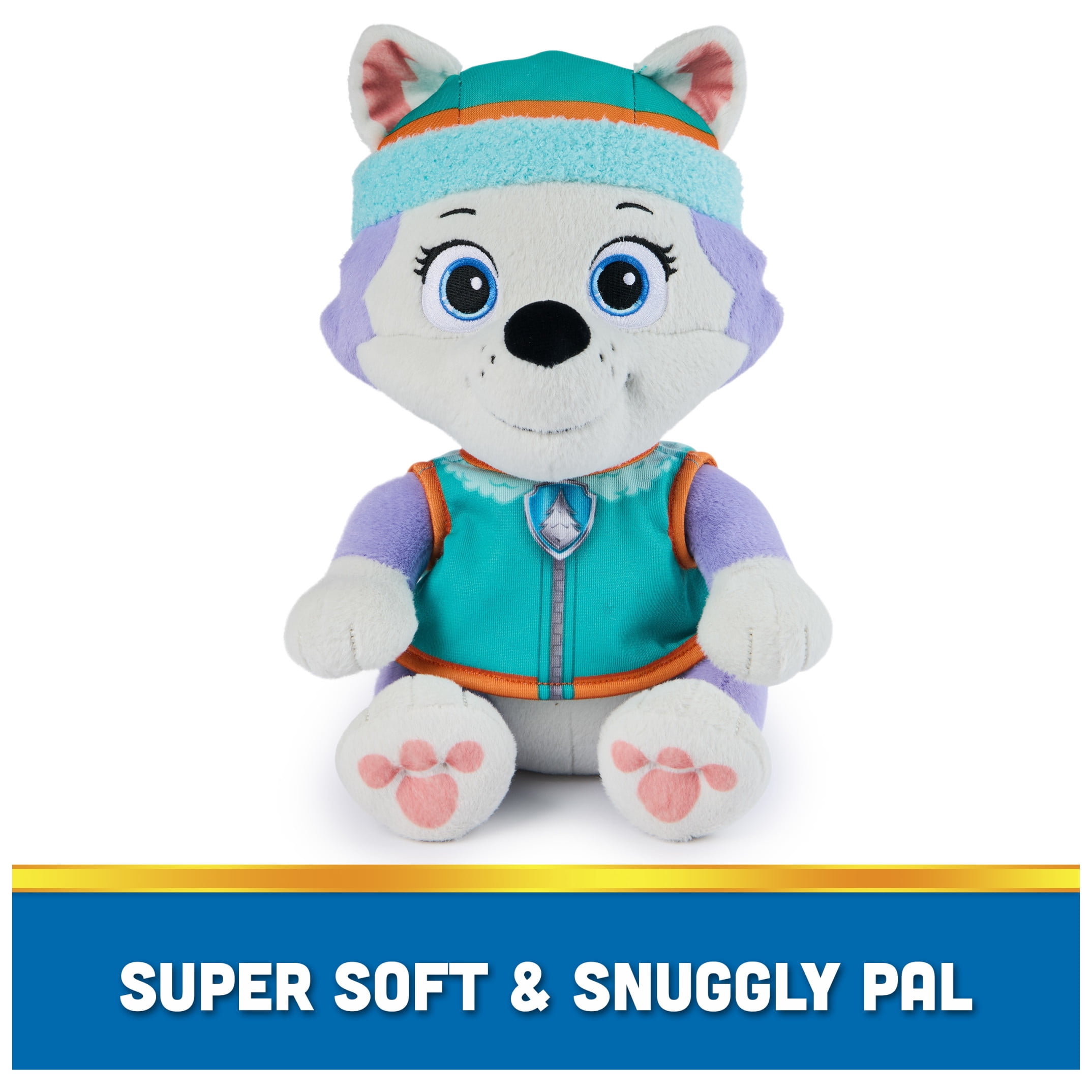 PAW Patrol, Bedtime Plush Everest with Reversible Outfit