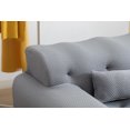 thumbnail image 4 of Oversized Couches and Sofas, 90" Modern Minimalist Style Couch, Upholstered Sleeper Sofa, Pure Foam and Spring Structure, Comfy Couch for Living Room, Bedroom, Salon,  Installation-free (Light Grey), 4 of 10