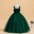 thumbnail image 5 of SJLDQY Flower Girls Maxi Dress Sleeveless Tulle Princess Dress Bridesmaid Wedding Pageant Party Formal Gowns, 5 of 6