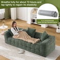 thumbnail image 2 of Rophefx Modern Upholstered Cloud Sofa, Chenille 2 Seater and 3 Seater Sofa Set Deep Seat Compression Couch, No Assembly Required, 2 of 9