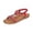 Red, variant on pwidon Women's Wedge Sandals Elastic Ankle Strap Open Toe Boho Slip On Orthopedic Arch Support Rhinestone Gemstone Casual Beach Walking Sandals Black 5.5