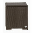 thumbnail image 4 of Serta Laguna Brown Wicker Outdoor Patio Side Table with Storage, 4 of 5