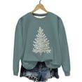 thumbnail image 2 of Antqov Sweatshirt for Women, Crewneck Pullover Christmas Print Oversized Long Sleeve Shirts, Fall Winter Party Fashion Funny Comfy Casual Sweatshirts, 2 of 6