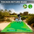 thumbnail image 6 of YUNIC 16 ft× 8 ft US Map Style Golf Putting Green, Golf Professional Indoor Outdoor Practice Mat for Home, Office, Garage & Backyard Training, 6 of 7
