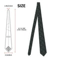 thumbnail image 3 of Gaeub Lavender Flowers Men's Classic Woven Jacquard Necktie Perfect for Weddings & Parties, 3 of 7