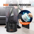 thumbnail image 4 of VEVOR Ash Vacuum Cleaner, 4 Gallon with 1200W Powerful Suction, Ash Vac Collector with 47.2 in Flexible Hose, for Fireplaces, Pellet Stoves, Wood Stove, Log Burner, Grills, Pizza Ovens, Fire Pits, 4 of 9