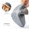 thumbnail image 5 of Pmoiste Mens Moccasin Slippers Soft Suede Comfy Memory Foam Warm Winter Plush Casual Male Slipper, 5 of 7
