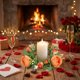 thumbnail image 5 of CaiYueKe Artificial Rose Garland Candle Ring Holder, Floral Candle Wreath Decor for Wedding Table Centerpiece Party Home Decorations, Faux Greenery Candle Surround Decorative Arrangement, 5 of 7