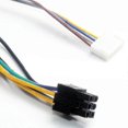 thumbnail image 2 of Cable de alimentación modular de 30 cm ATX de 24 pines, conector hembra de 24 pines a conector macho de 6 pines y 6 pines para Elite 8100, 2 of 5