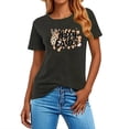 thumbnail image 3 of Mujeres Manga Corta de Verano Tops Pascua Impresa Cuello Redondo, Blusa de Moda Casual para la Primavera, 3 of 5