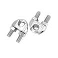thumbnail image 3 of Abrazadera de cable QWORK M16 de acero inoxidable 304, paquete de 10, 3 of 8