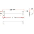 thumbnail image 6 of Dalton 24-Inch Wall-Mounted Towel Bar for Bathroom, Honey Oak Wood, Sturdy and Easy to Install – Design House, 561175, 6 of 10