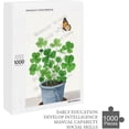 thumbnail image 6 of Shamrock Wooden Jigsaw Puzzle, 1000 Pieces, Fun and Challenging for Adults, Finished Size 20" x 30", 6 of 8