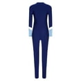 thumbnail image 5 of YUUMIN Women's Upf 50+ Thermal Wetsuits Full Body Cover Swimsuits Sun Block Jumpsuits Navy Blue S, 5 of 6