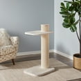 thumbnail image 5 of Two by Two Austin Cat Tree 2 - Beige Scratching Post Cat Furniture - 38.2 in. Tall, 5 of 9