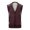 Red, variant on Men's Sweater Vest Preppy Style Button Down V Neck Sleeveless Casual Slim Fit Knitted Cardigan Vest