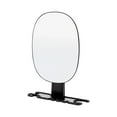 thumbnail image 2 of Wall Mounted Makeup Mirror Black 12x8.66in – Antifog Shower Mirror No Drilling Hanging Design • Glass Bathroom Mirror with Storage Tray Razor St, 2 of 6
