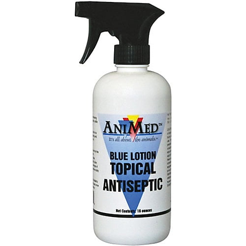 AniMed Blue Lotion Topical Antiseptic 16 oz