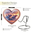 thumbnail image 2 of SUBSH Dolphin Urn - Heart Urns for Human Ashes - Cremation Urns for Burial - Urn for Adult Male - Ash Holders for Human Ashes - (Size - 3 inch Pack of 4), 2 of 2