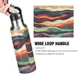 thumbnail image 4 of Yayeee 20oz Insulated Water Bottle Double Wall Stainless Steel with Flip Straw Lid, Artistic Desert Pattern, 4 of 7