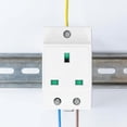 thumbnail image 3 of DIN Rail Socket, DIN Rail Mount Modular Power Socket Single AC Outlet, Built in Protective Outlet for Distribution Panel (US AC110?250V 15A), 3 of 8