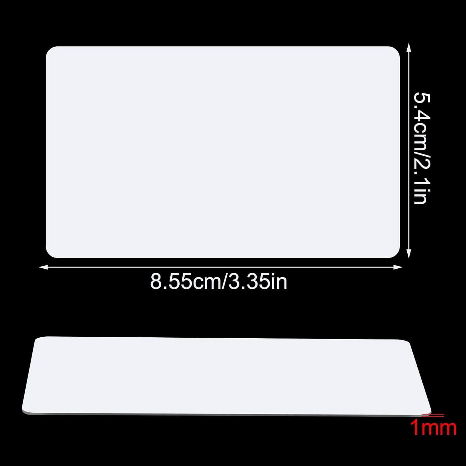 40 Pcs NFC Cards NFC Tags NFC 215 Card White Blank NFC Business Card Rewritable NFC Tags 504 Bytes Memory Compatible with Android and NFC Enabled Mobile Phones Devices