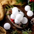 thumbnail image 5 of Christmas Velvet Balls 1.97 Flocked Christmas Hanging Ornaments Handmade Velvet Balls Xmas Tree Ornaments Xmas Tree Bulbs for Wedding Anniversary Party 15 Pcs, 5 of 5