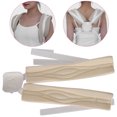 thumbnail image 4 of Corrector de postura ajustable en la parte superior de la espalda, soporte de postura para niños y adultos, color beige M, 4 of 8