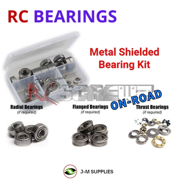 RCScrewZ Metal Shielded Bearings xra175b for Team XRAY X4 '25 1/10 Electric Touring Car (#300041) | PRO