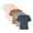 Bright Color 5 Pack, variant on BELLA + CANVAS Women's 6 oz Heavyweight Bulk T-Shirt , 100% Airlume Combed and Ring-Spun Cotton Multi Pack Tee, Short Sleeve Crewneck Plain Tees, Assorted Solid T-shirts(Dark+Bright Color 5 Pack, M)