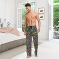 thumbnail image 7 of GZHJMY Lovely Dog Claw Mens Pajama Pants, Comfortable and Soft Men&nbsp;Pajama&nbsp;Bottoms, with Pockets and Drawstring, Christmas New Year Birthday Father's Day, 7 of 7