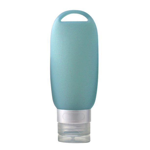 1 Uds botellas de cosméticos de viaje Gel de sílice Mini contenedor vacío Gel de ducha para el cuidado de la piel tarros de champú Almacenamiento y organización del hogar Verde claro 60ml Toystoory HA002266-06