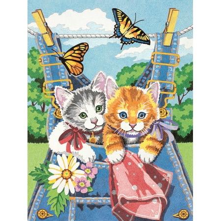 Pencil Works Color By Number Kit 9"X12"-Kittens | Walmart Canada