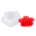 thumbnail image 2 of Ludlz Candle Mold Flower Shape Good Detail Non-stick Easy Demould Flexible Reusable Peony Chrysanthemum Chocolate Soap Fondant Mould, 2 of 8