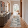 thumbnail image 3 of DEORAB 2x3 Area Rugs for Living Room, Low Pile Lightweight Easy Clean Soft Machine Washable Rugs, Non Slip Doormat, Rug for Bedroom, Front Door and Bathroom, 3 of 6